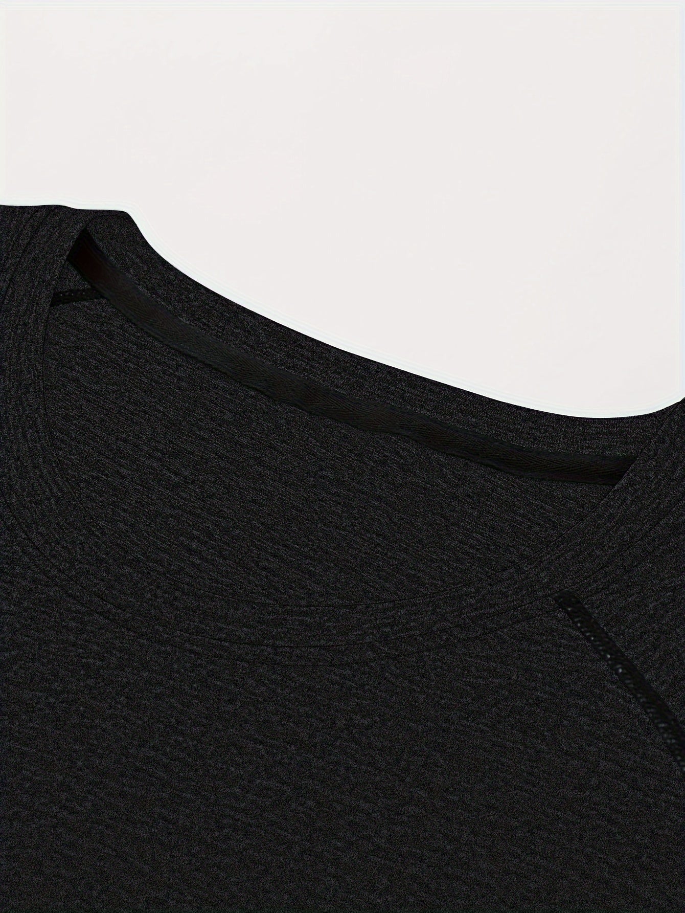 Men's Solid Color t-Shirt Loose Quick-Drying Breathable Round Neck Short Sleeve Suitable for Running Fitness Workout