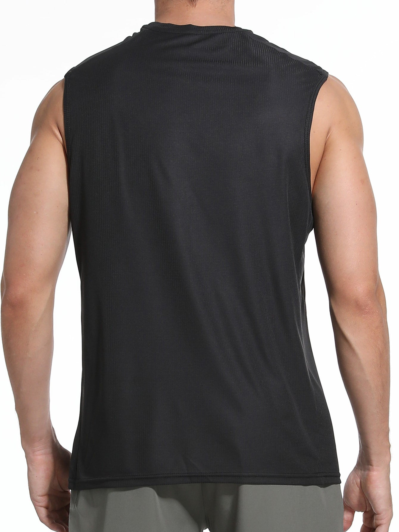 Men's Shirts Sleeveless Dry Fit Gym Workout Tank Top