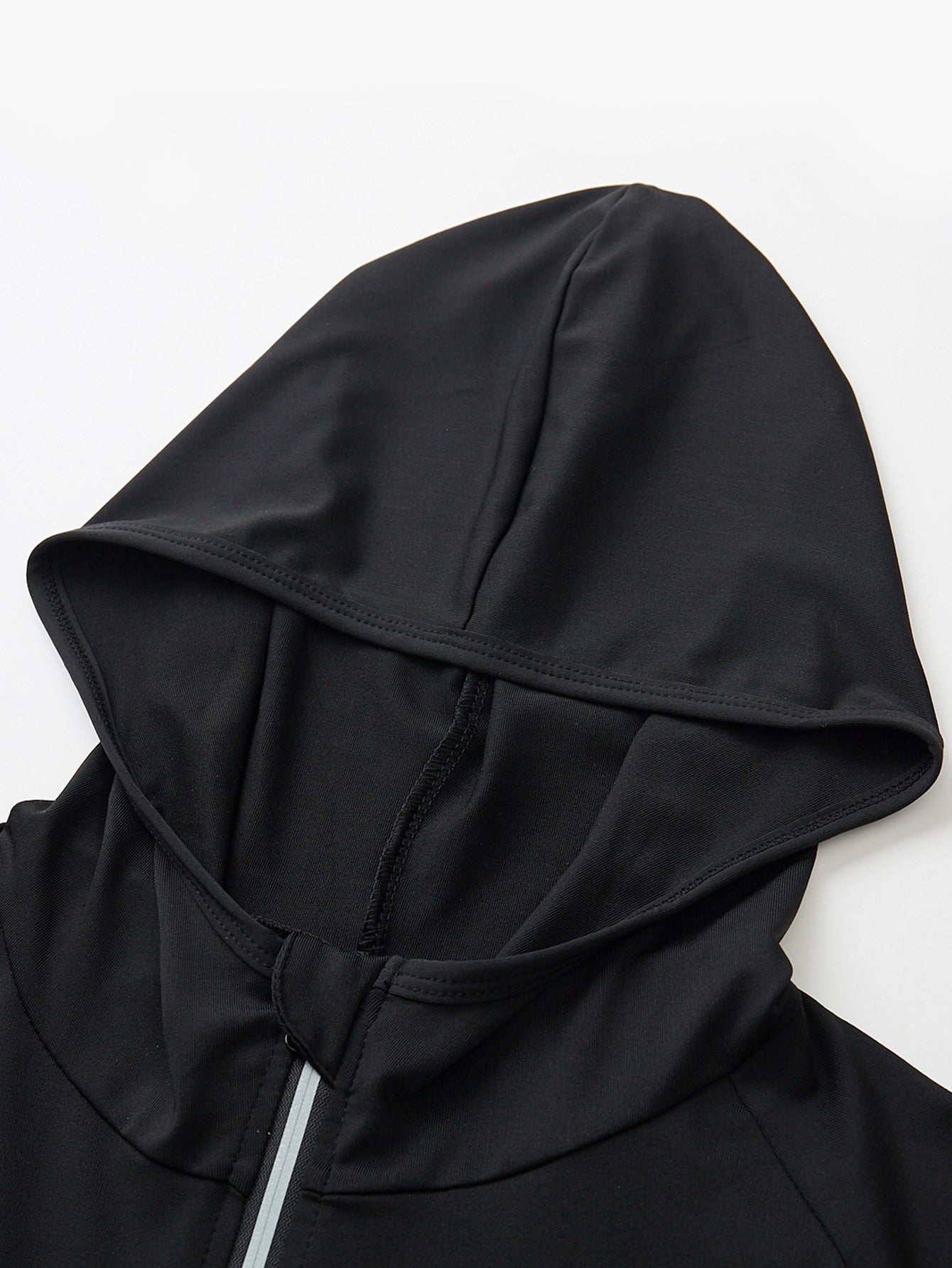 Men's Full Zip Hooded Sweatshirt Clashing Sports Jacket Hoodie