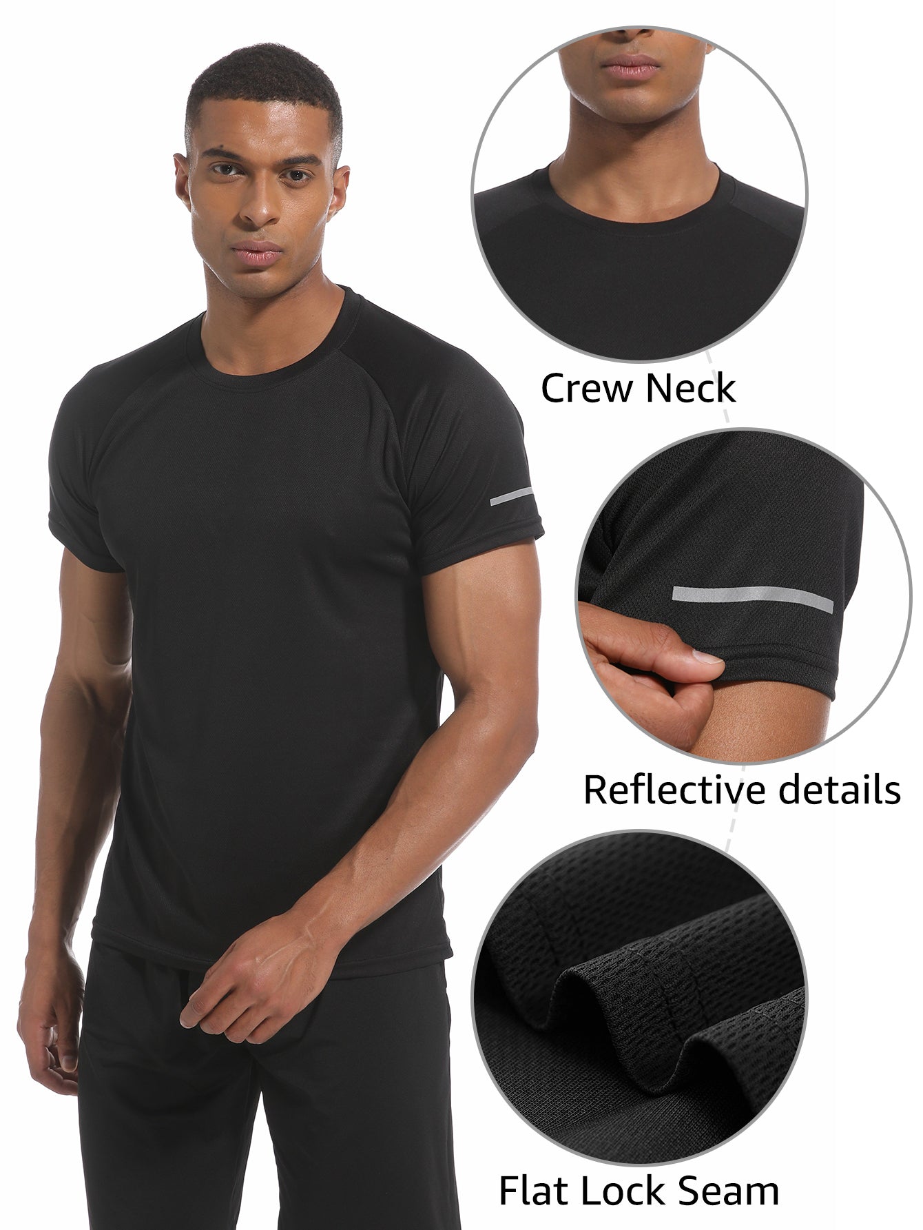 Men's Quick-Dry Mesh Sport T-Shirt - Breathable, Comfortable, Essential for Fashionable Sports