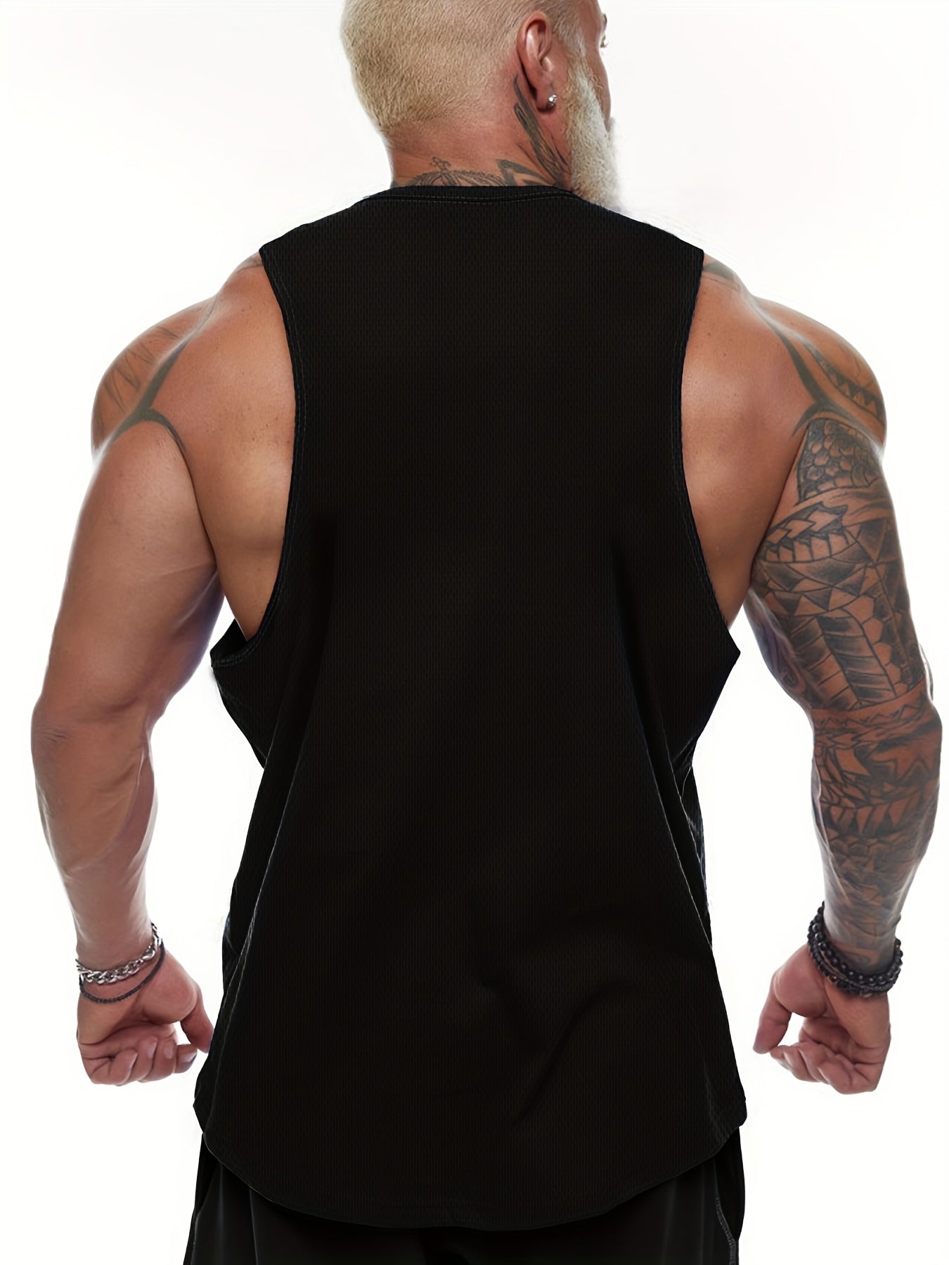 Men's Bodybuilding Tank Top Gym Fitness Workout Training Running T-Shirt Sports Quick Dry Top