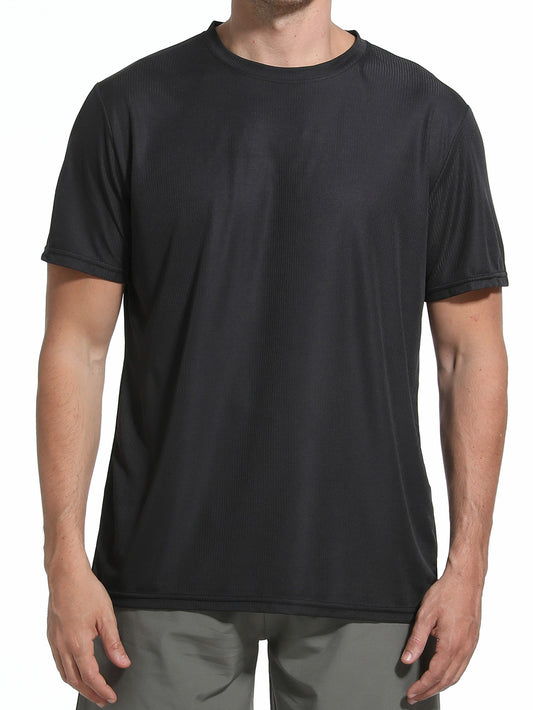 Men's Quick - Dry & Breathable Crew Neck Short - Sleeve for Sports & Daily