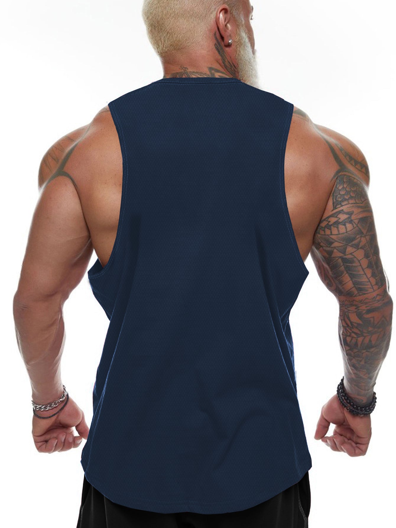 Men's Bodybuilding Tank Top Gym Fitness Workout Training Running T-Shirt Sports Quick Dry Top