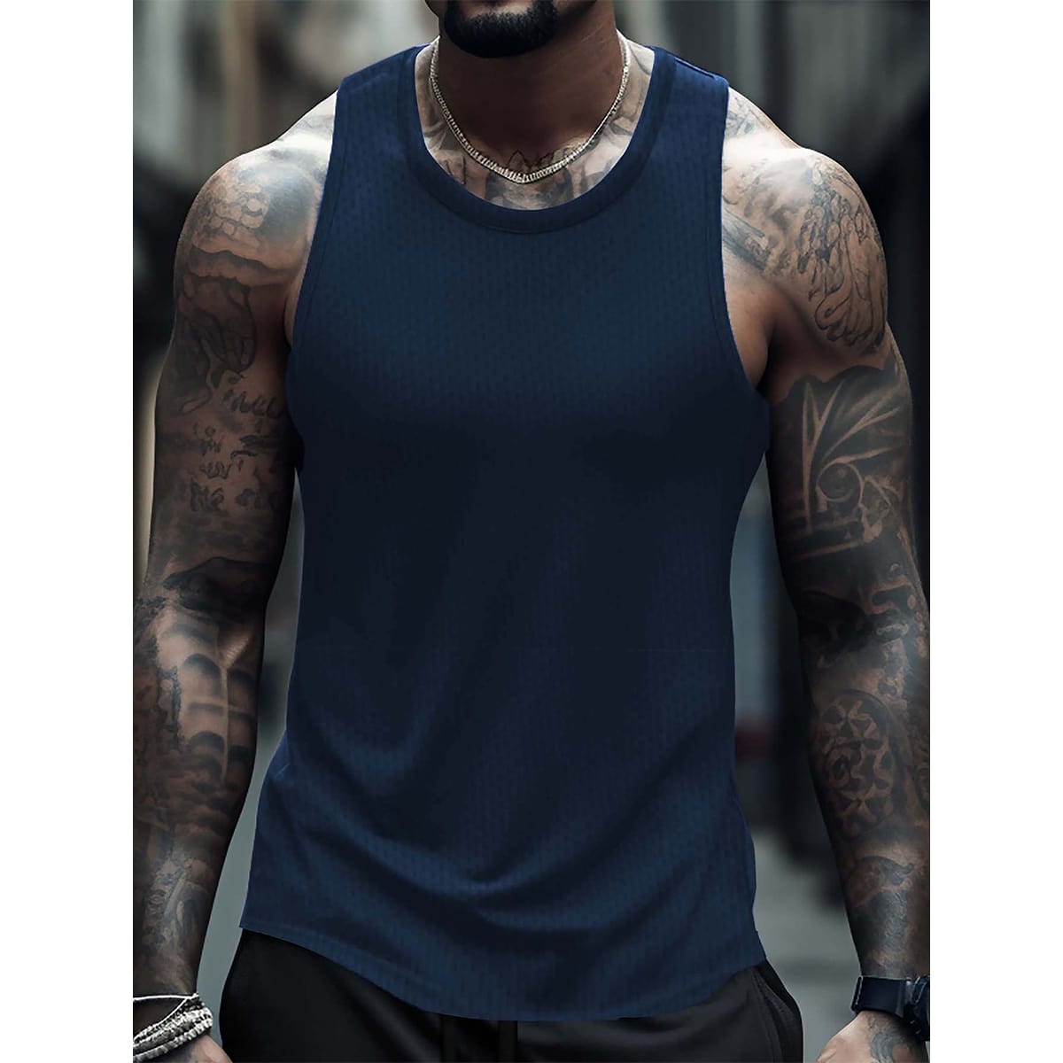 Men's Bodybuilding Tank Top Gym Fitness Workout Training Running T-Shirt Sports Quick Dry Top