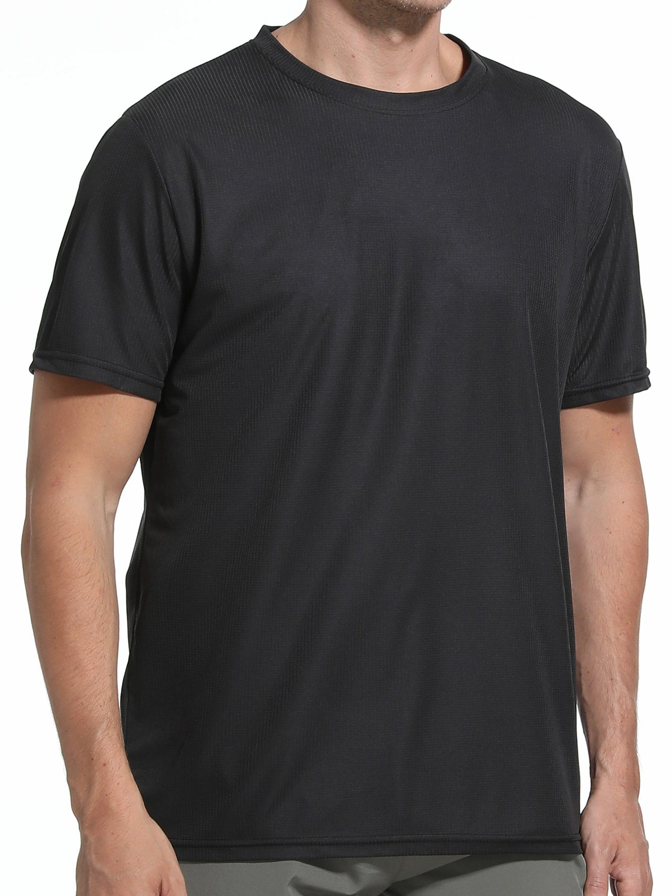 Men's Quick - Dry & Breathable Crew Neck Short - Sleeve for Sports & Daily