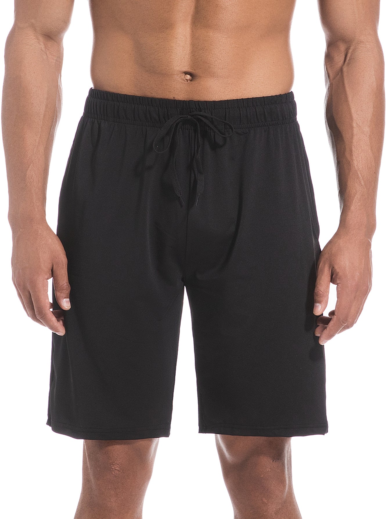 Men's Running Shorts Fitness Shorts with Pockets Quick Drying Workout Shorts