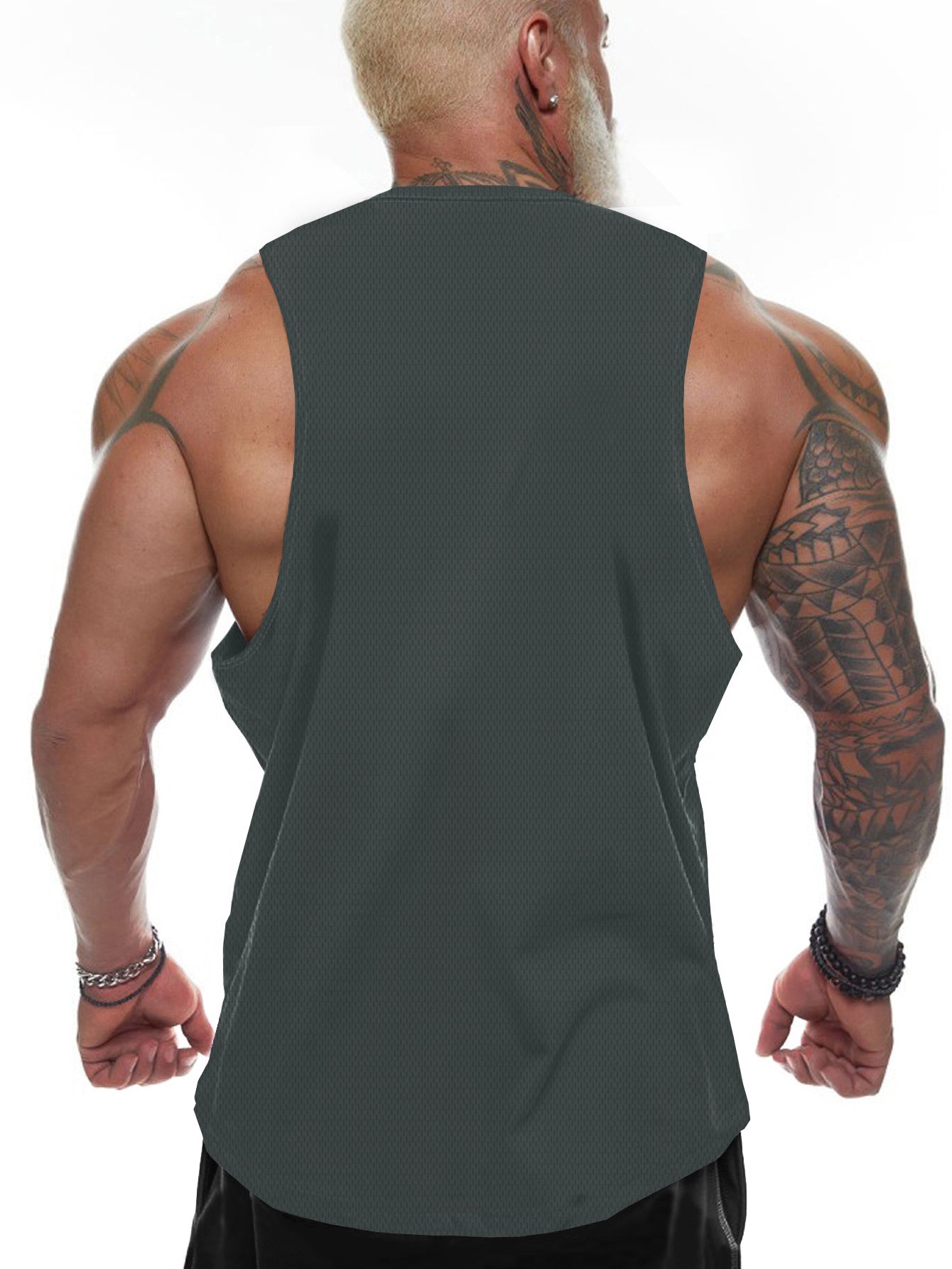 Men's Bodybuilding Tank Top Gym Fitness Workout Training Running T-Shirt Sports Quick Dry Top