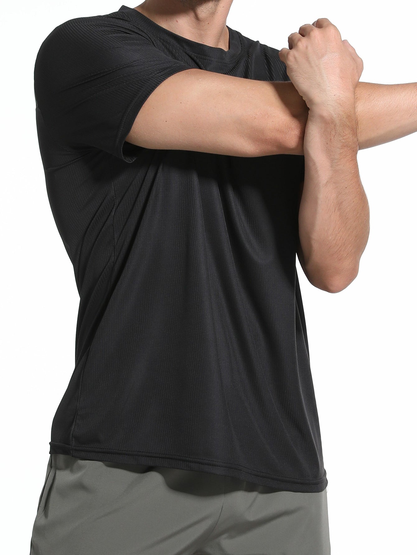 Men's Quick - Dry & Breathable Crew Neck Short - Sleeve for Sports & Daily