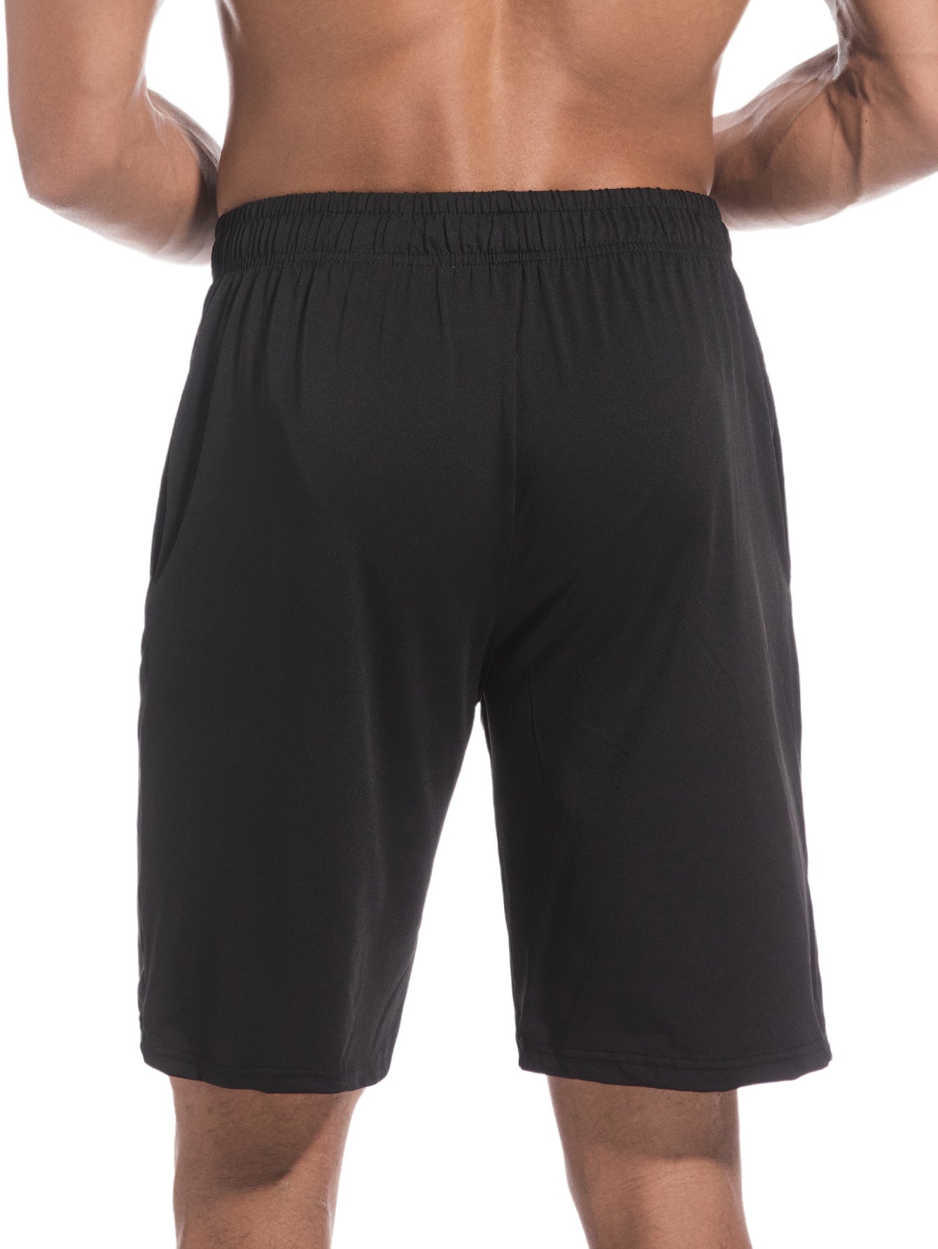 Men's Running Shorts Fitness Shorts with Pockets Quick Drying Workout Shorts