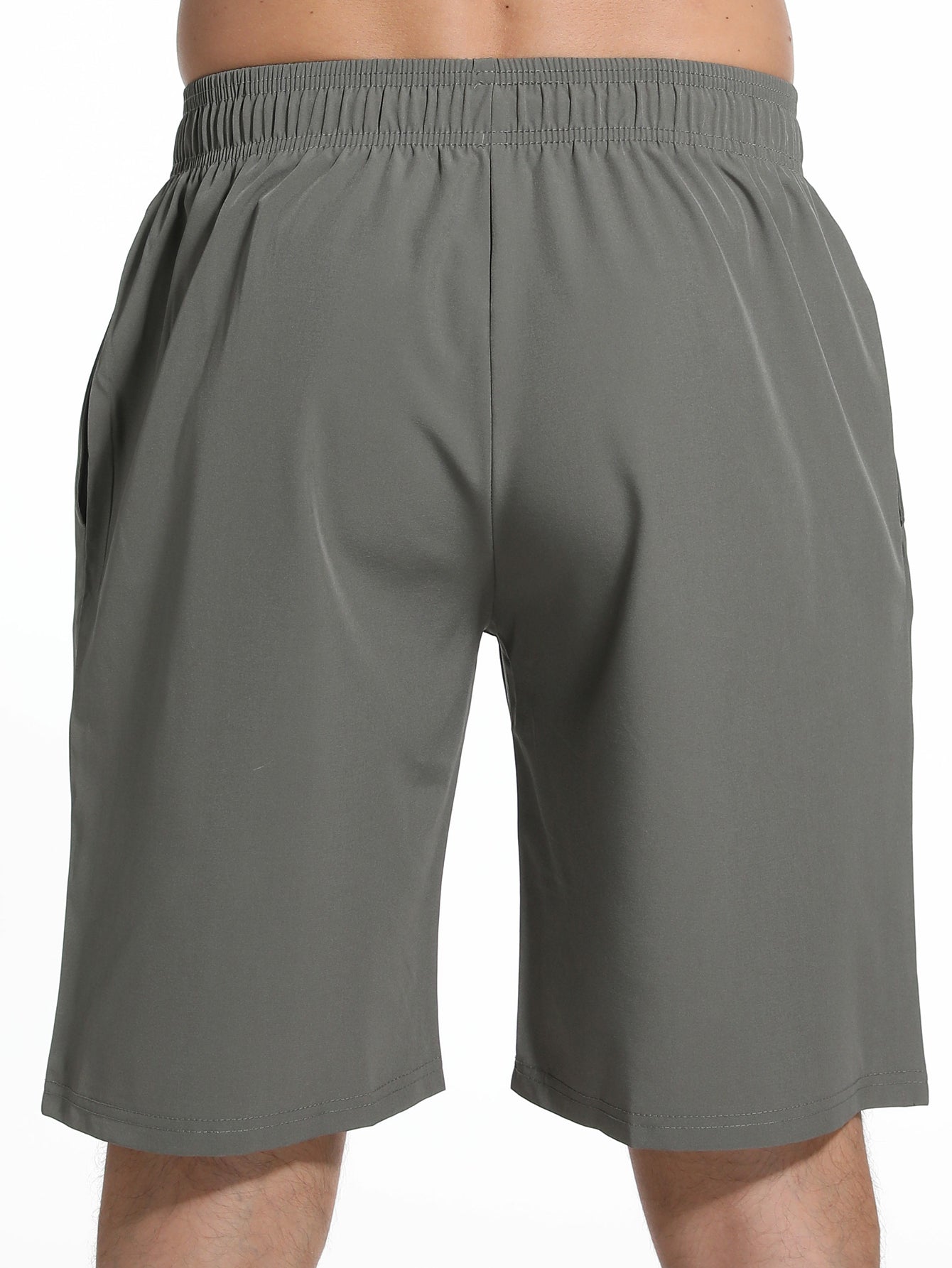 Men's Running Shorts Fitness Shorts with Pockets Quick Drying Workout Shorts