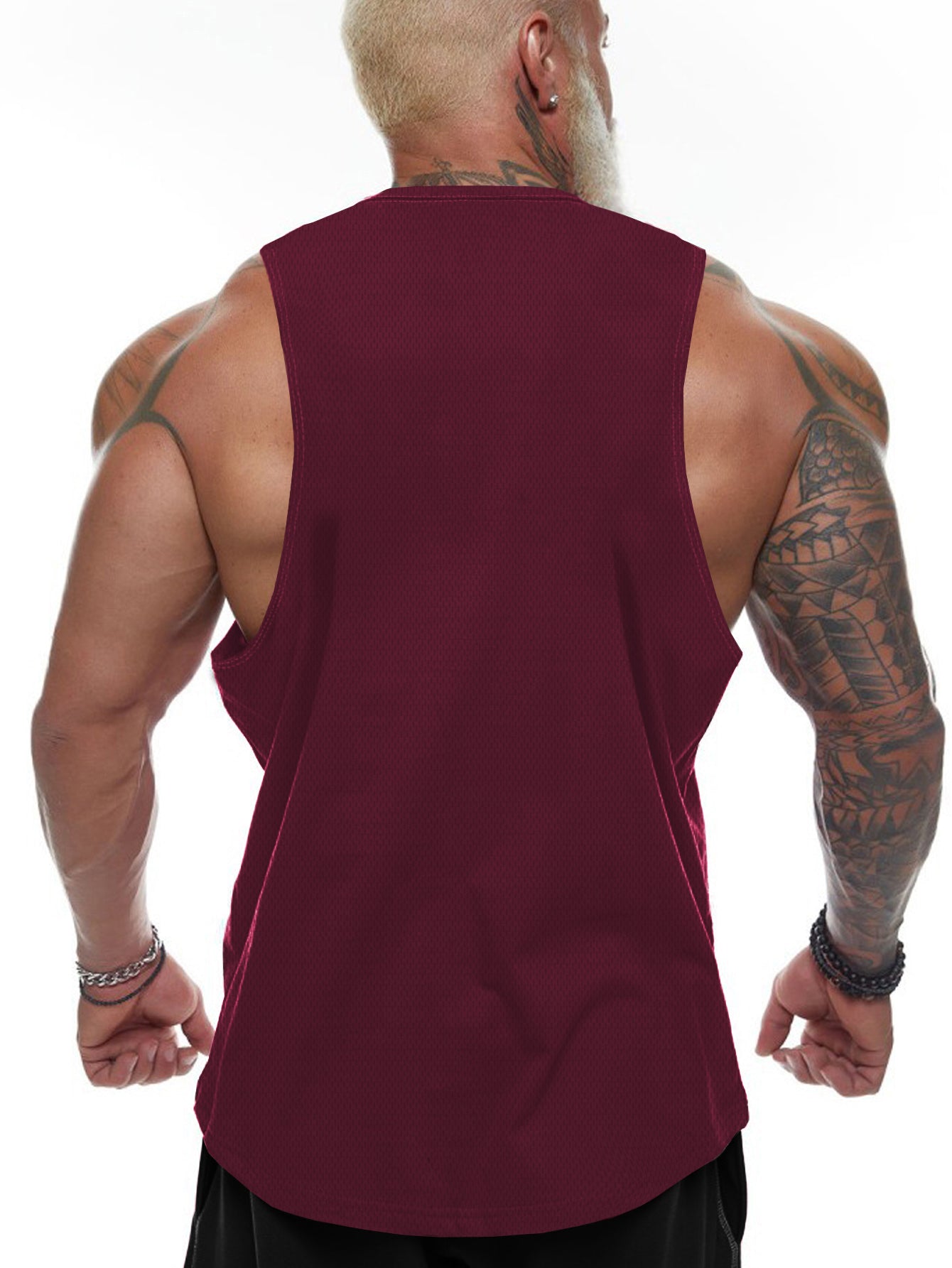 Men's Bodybuilding Tank Top Gym Fitness Workout Training Running T-Shirt Sports Quick Dry Top